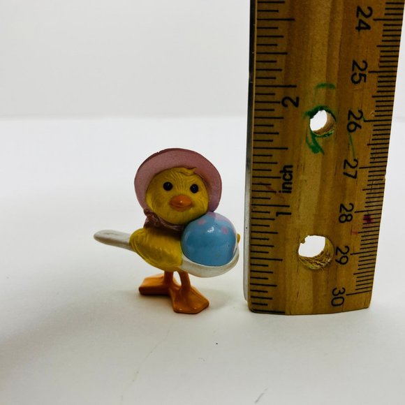 Hallmark Vintage Easter Merry Miniatures Duck Egg Spoon Spring Duckling 1992 - Picture 7 of 7